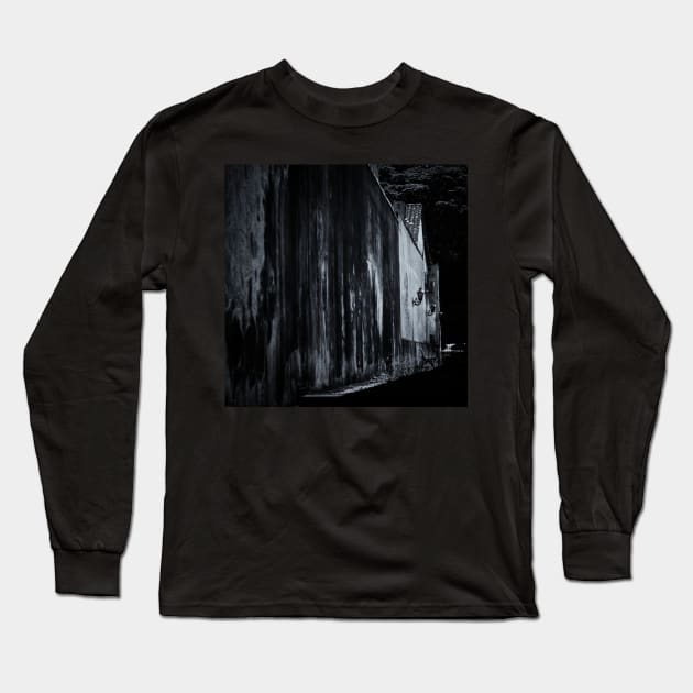 A shady corner of town Long Sleeve T-Shirt by stevepaint